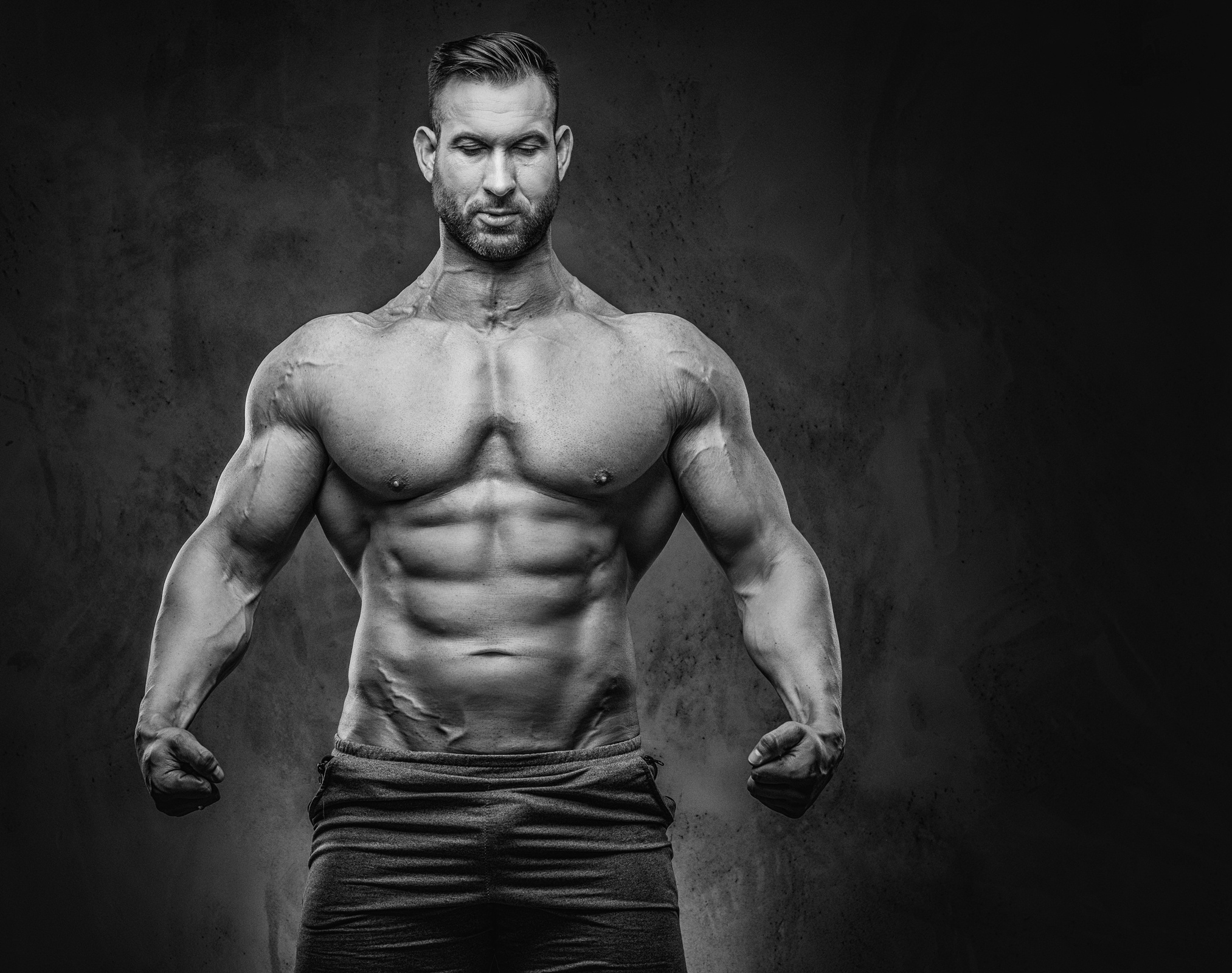 Male Bodybuilder Portrait